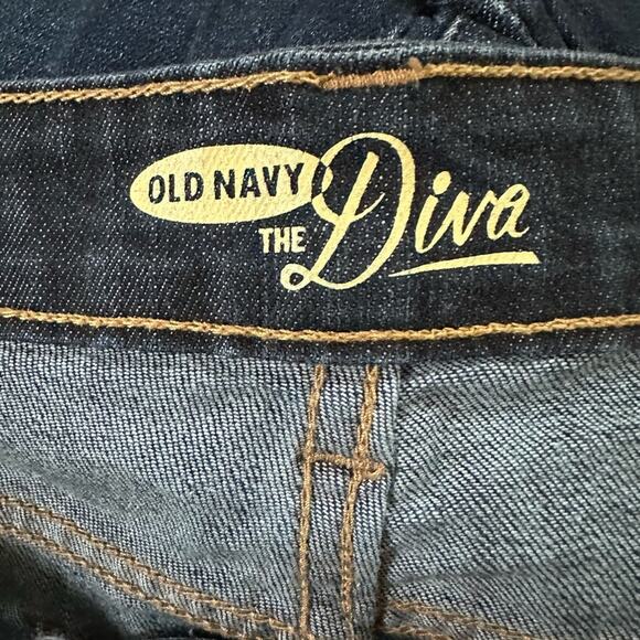 Old Navy Diva Blue Boot Cut Jeans Classic Style size 10 Short - Picture 3 of 4